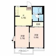ハイツ 友成 Cの間取り画像