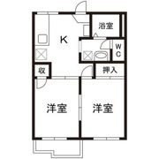コーポアイリスB棟の間取り画像