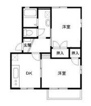 ハイツアザレアB棟の間取り画像