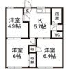 田村コーポの間取り画像