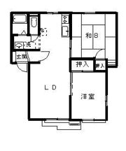 アネックス雅B棟の間取り画像
