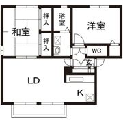 リーベンハイツA棟の間取り画像