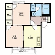 グリーン＆エイト Aの間取り画像