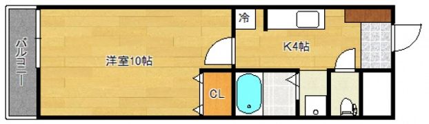 Welsh．Sビル2の間取り画像