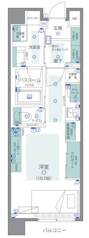 【高齢者向け住宅】日神デュオステージ杉並井荻の間取り画像