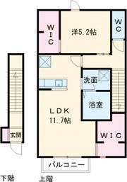レクシア不動前の間取り画像