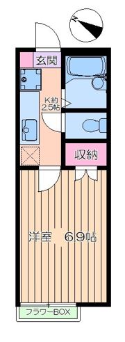 カスカーダ．の間取り画像