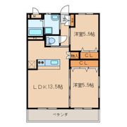 ヒルズ折尾の間取り画像