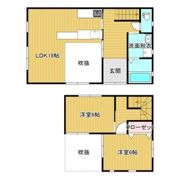 加茂東戸建の間取り画像