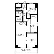 ハーム日進の間取り画像