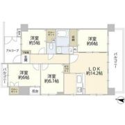宝マンションサザンスクエアの間取り画像