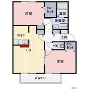 メルヴェーユAの間取り画像