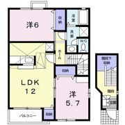 グレイスタウンDの間取り画像