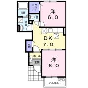 サザンクレメントJの間取り画像