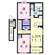 ル ボヌールの間取り画像