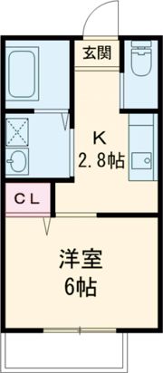 SKハイツの間取り画像