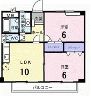 フレスコ アビタシオンの間取り画像