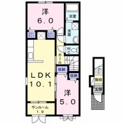 リヴェールⅡの間取り画像