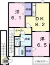 サンメゾン元山 Aの間取り画像