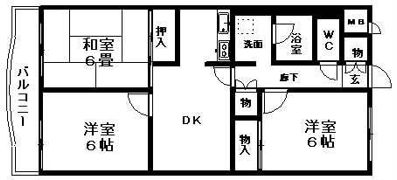 ダンデライアン鵠沼の間取り画像