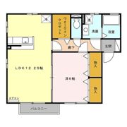 ウィルモア霞 Bの間取り画像