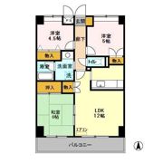 グランディス新八柱の間取り画像