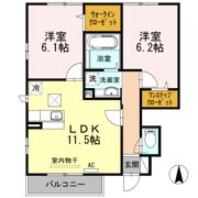 フロンティア A棟の間取り画像