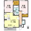 フロンティア A棟の間取り画像