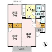 メゾンラシュレ A/Bの間取り画像