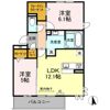 ラルジュ高峯 Aの間取り画像