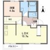 グリーンパーク棚橋 Aの間取り画像