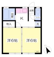ハイツナリタの間取り画像