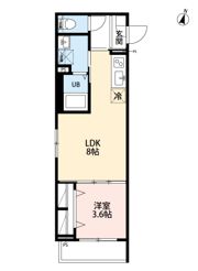 robot home 西大宮Ⅵ(ロボットホームニシオオミヤシックス)の間取り画像