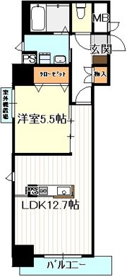 ヴェルドュアルテの間取り画像