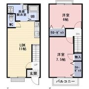 ファミール富士塚Aの間取り画像
