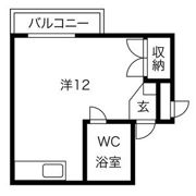 エースハイム琴似の間取り画像