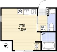 フラット八幡山の間取り画像