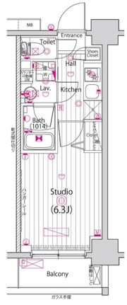 グランド・ガーラ横浜の間取り画像