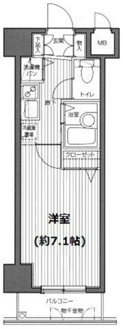 ガラ・ステージ麻布十番の間取り画像