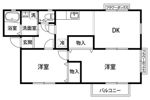 コンフォート諸江 A棟の間取り画像