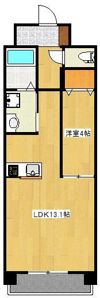 クロノス32小沢町の間取り画像