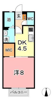 エスペランサ福島 Bの間取り画像