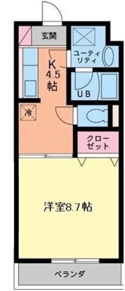 プリマピエースIの間取り画像