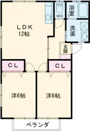 ラ・メゾン崎岡の間取り画像