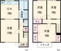 サザンコーポ堤Bの間取り画像