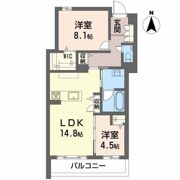 シャーメゾン国府宮駅前の間取り画像