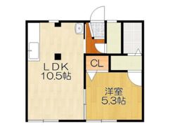 コーポサン B棟の間取り画像