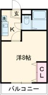 コーポNAOの間取り画像