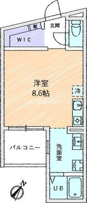 シーンプラス小田急相模原EASTの間取り画像