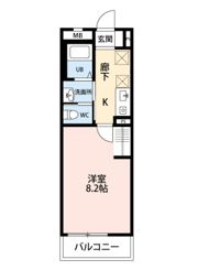 ラ・ブリーズ 弐番館の間取り画像